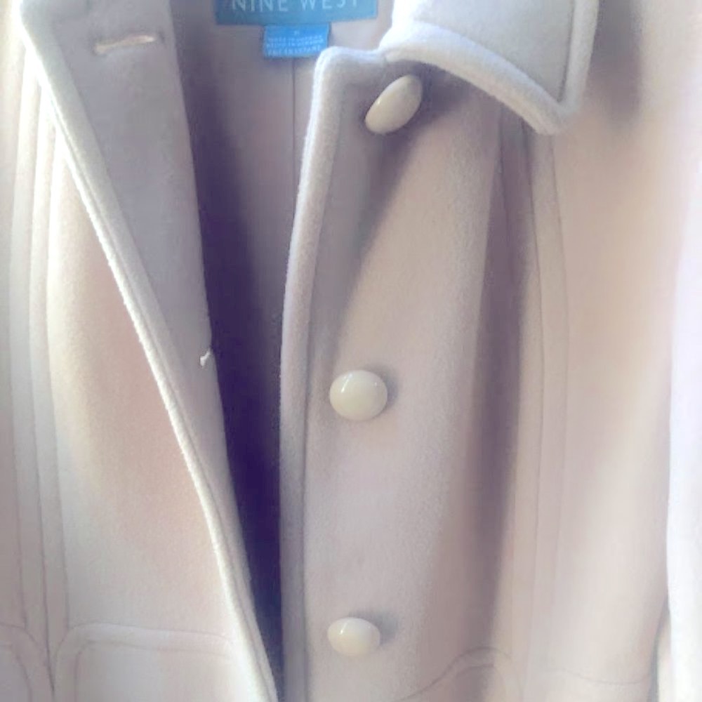 Very light pinkish quality heavy coat  - Nine West